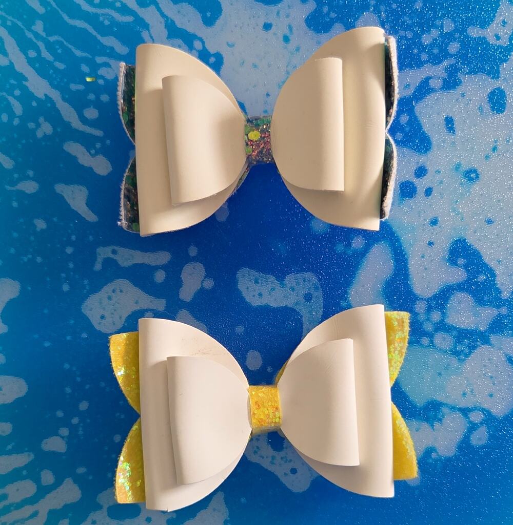 Custom LEATHER & HANDMADE Hair Bows